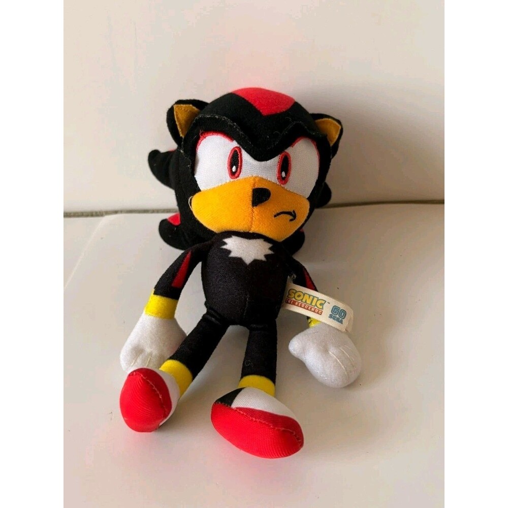 Sonic the Hedgehog Shadow Stuffed Plush Black Sega Toy Factory 8” GO Sega 2020